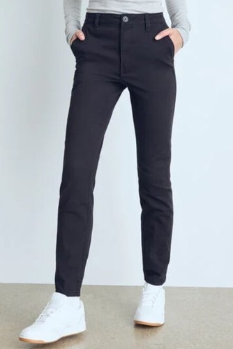Womens Aeropostale High Rise Skinny Stretch Black Twill Pants 4 Long NWT L@@K!! - Picture 4 of 5