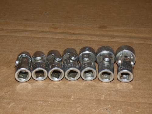 Craftsman USA =V= Series 3/8 Drive Swivel Flex SAE Socket Set 3/8" to 3/4" - Picture 11 of 12