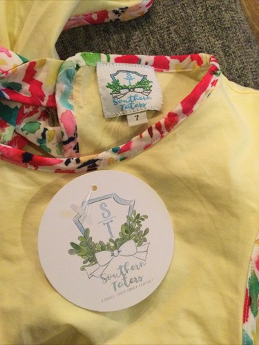 NWT Girls Short Set From Southern Taters, Size 7! - Picture 7 of 7