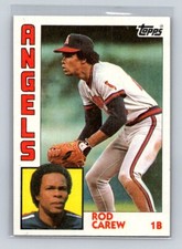 1984 Topps #600 Rod Carew California Angels