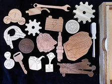 Auto Mechanic’s Challenge Puzzle - wood brain teaser - packaged unsolved