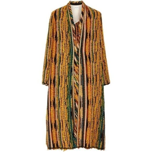 Forte Forte $1195.00 Over Coat New with Tags Striped jacquard bouclé coat small - Picture 2 of 15