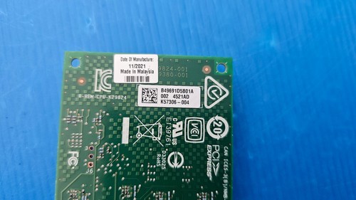 Intel X710-T2L 2-Port 10GbE Ethernet Base-T PCIe Network Adapter Dell P/N:01WYFT - Picture 5 of 5