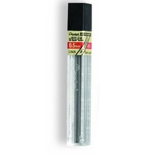 C505-4H Pentel Super Hi-Polymer Lead Refills, 0.5mm 4H, 12 Leads/Tube, 12 Tubes