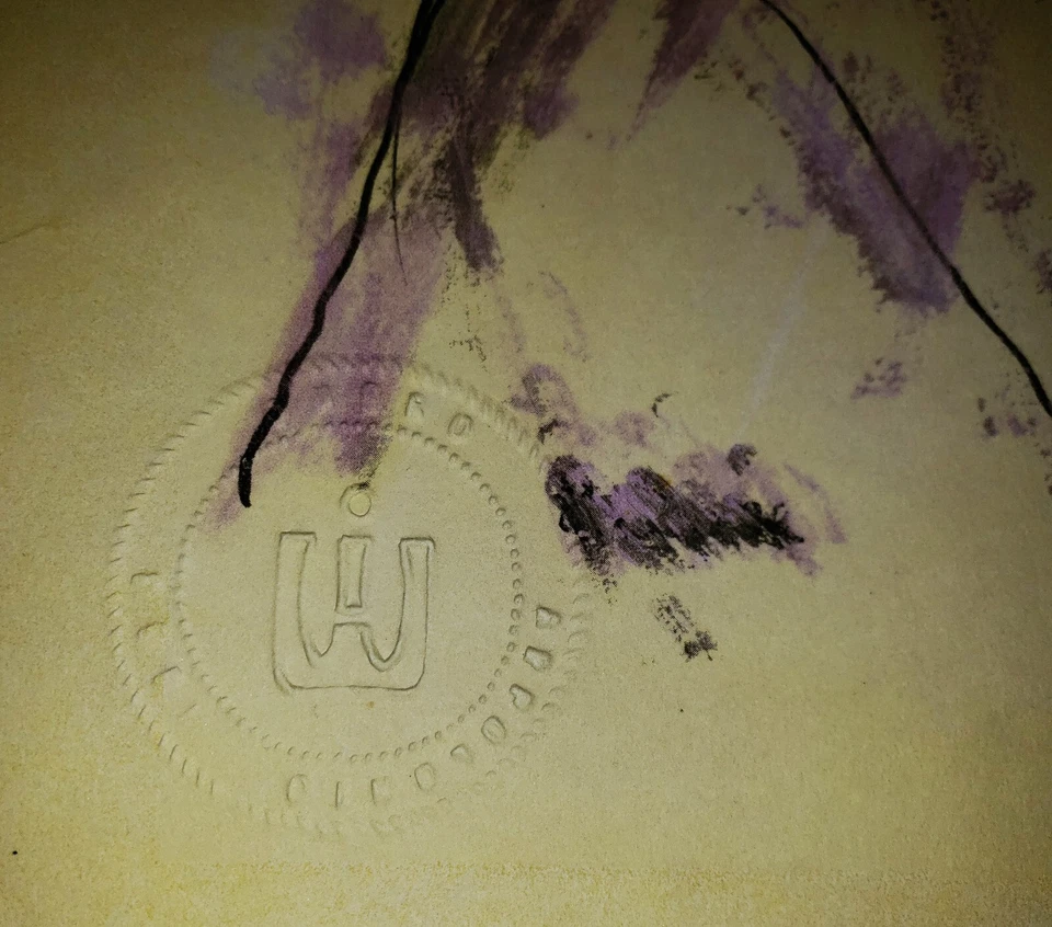 MARINO MARINI (1901 - 1980) Original SIGNED Lithograph w/ Publisher's Blindstamp - Image 3 of 4