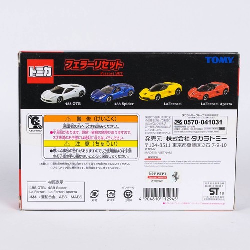 Takara Tomy Gift Set - Tomica - Ferrari Set - 4 Vehicle Set - Picture 3 of 4