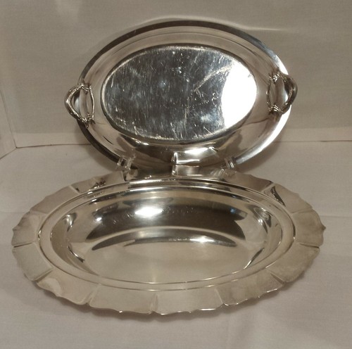 ROGERS SILVERPLATE SERVING DISH W/ HANDLED COVER MALDEN #4012 - Picture 4 of 6