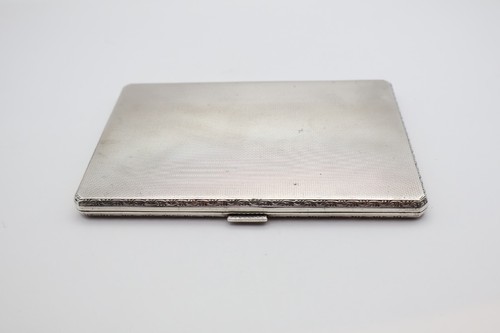 Antigua caja de cigarrillos de plata con sello Londres 1931 - Imagen 8 de 11