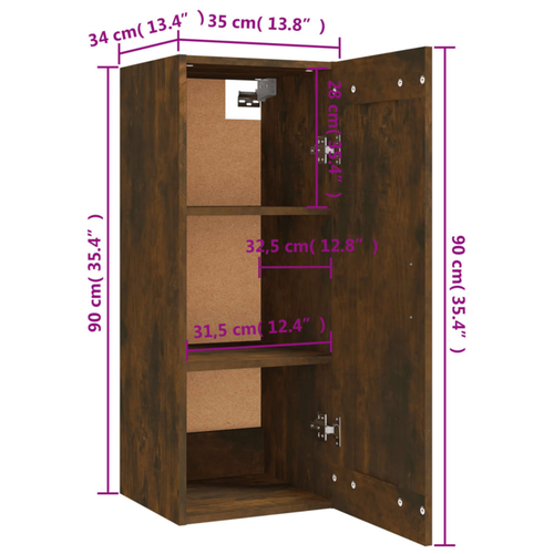 Hanging Cabinet Storage Cabinet Home Storage Wall Cupboard Kitchen Floating Unit - 第 26/35 張圖片