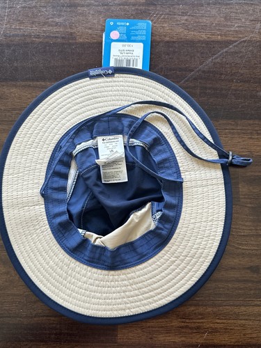 Columbia PFG Youth Backcast Boonie Hat Blue UPF 50 Size L/XL NWT $30 MSRP - Picture 2 of 2