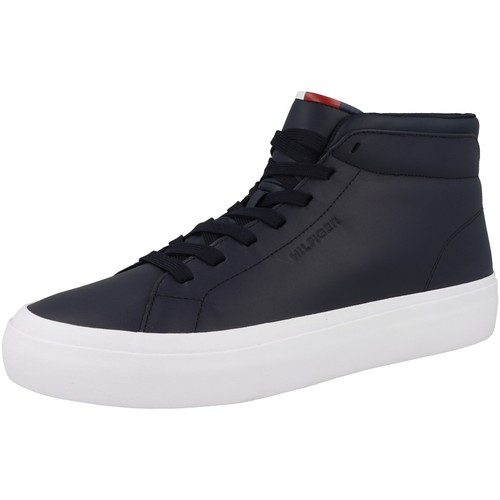 Tommy Hilfiger Prep Vulc High Cuero Zapatillas Para Hombre Calzado Deportivo - Imagen 5 de 6