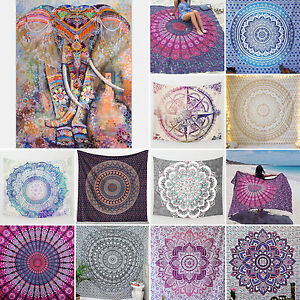 Tapestry Wall Hanging Mandala Hippie Bedspread Throw Beach Towel