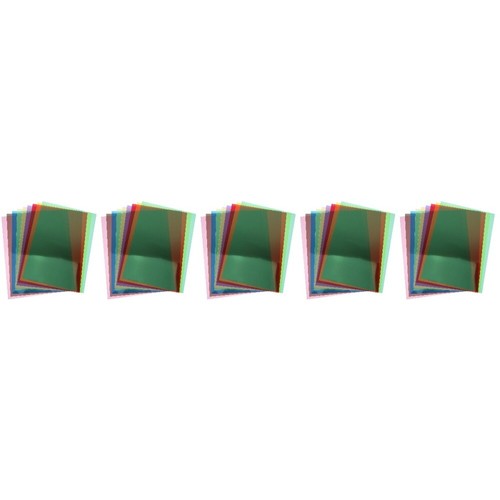 5 Pack LED-Diffusor Lichtblocker Farbige PVC-Folie Taschenlampe
