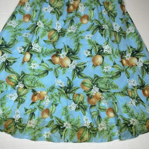 NWT Revolve BB Dakota Steve Madden Blue Orchard Citrus Floral Cotton Sundress L - Picture 10 of 10