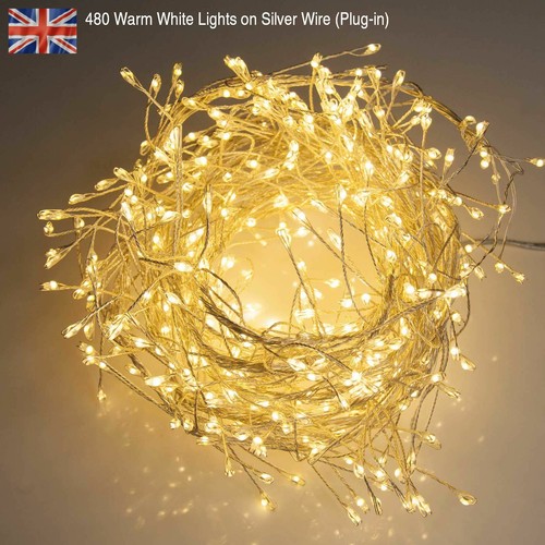 Premium LED Cluster Lights, Sunset & Warm White Fairy Lights for Christmas - Picture 84 of 95