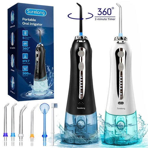 Waterpik Hilo dental inalámbrico con hilo dental irrigador oral limpiador dental hilo dental