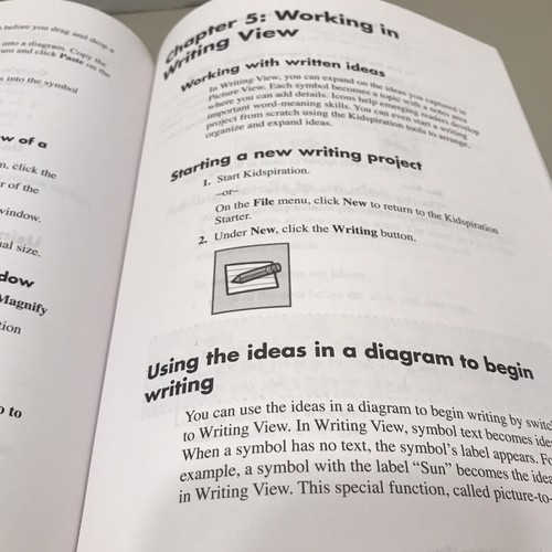 Kidspiration Users Guide Grades K-5 with CD Version 2.1 - Picture 8 of 8