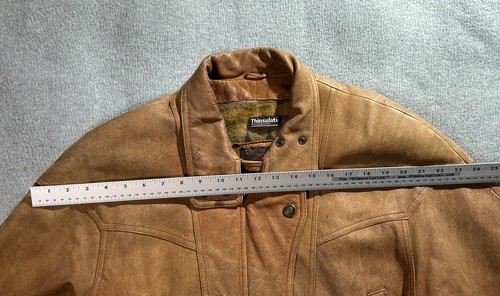 Wilsons Adventure Bound Leather Jacket Men S Blanket Line Aztec Bomber Aviator - Picture 7 of 24