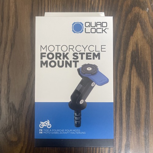 Quad Lock Motorcycle Fork Stem Mount Quadlock NEW IN BOX FREE SHIPPING - Photo 2 sur 4