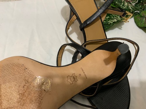 Tory Burch Penelope Pumps Heels Leather Slingback Sandals Shoes Size 9 - Picture 10 of 17