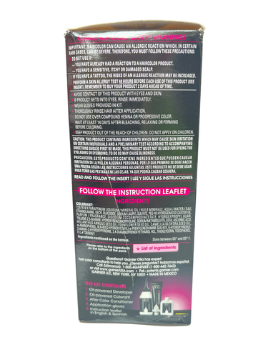 2 Pack: Garnier Olia Permanent Hair Color -#6.0 LIGHT BROWN- Damaged Box - Picture 4 of 8