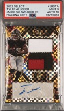 2022 Panini Select-Tyler Allgeier-Jumbo Rookie Auto-08/10-POP 2!! Non Higher! 🔥