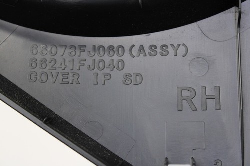 2015-2021 SUBARU WRX TABLERO DERECHO PANEL DE INSTRUMENTOS EXTREMO CUBIERTA LATERAL MOLDURA OEM - Imagen 4 de 5