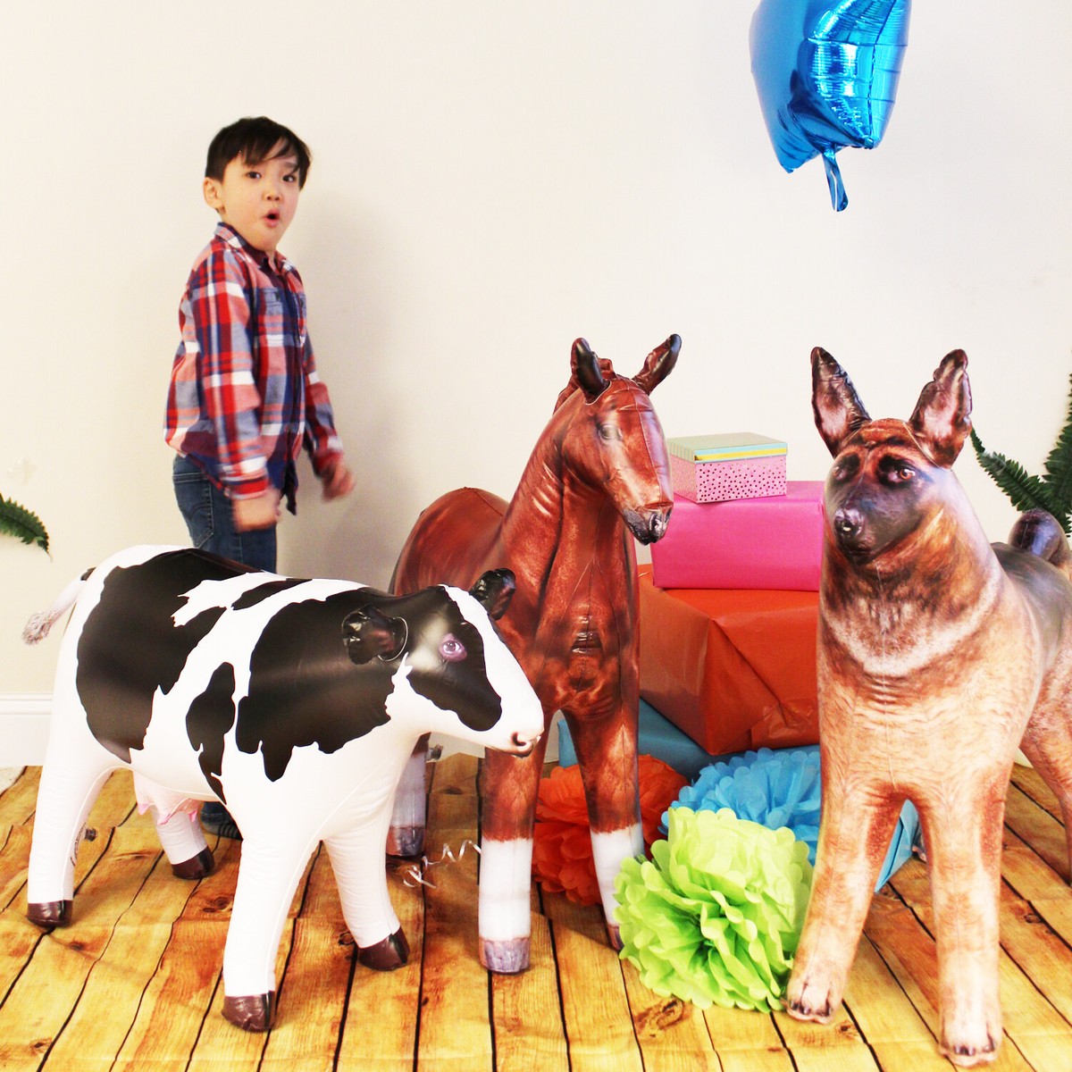 Inflatable barnyard animals deals