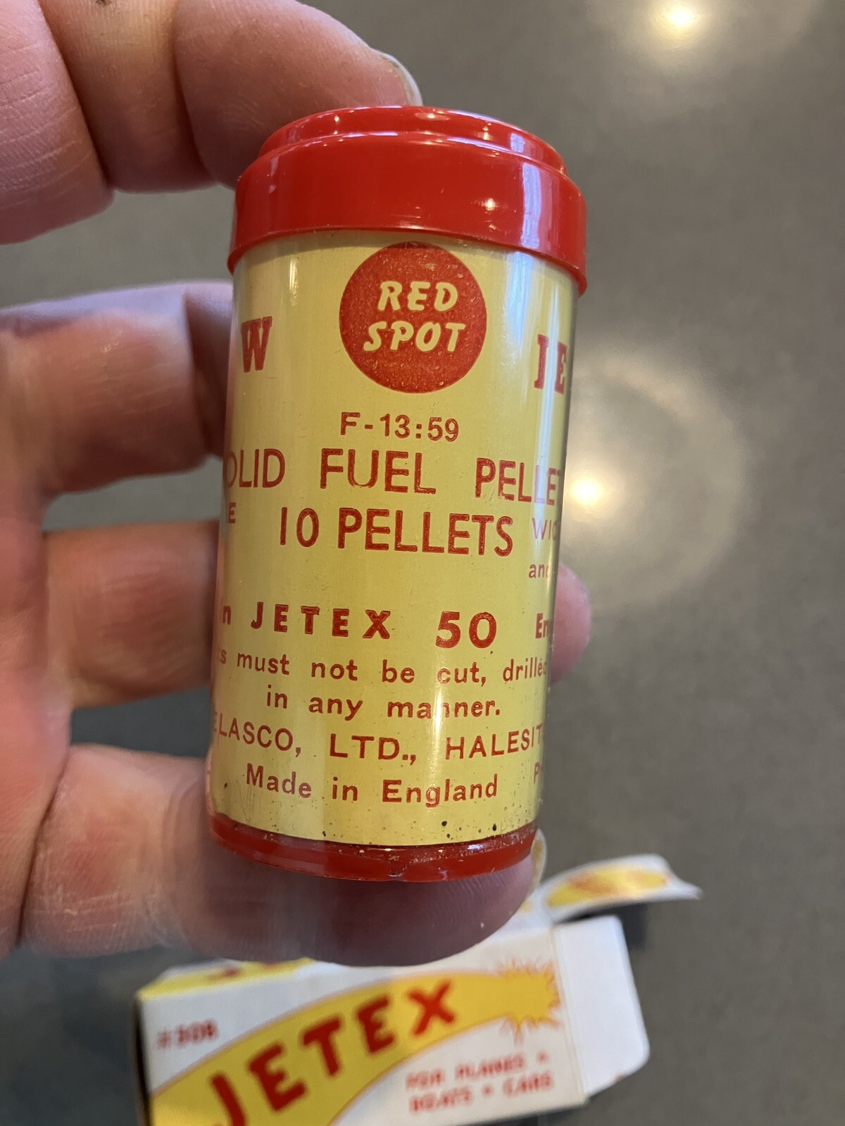 NOS Jetex Jetex 50 Engine W Fuel Jet Rocket Vintage Balsa Model