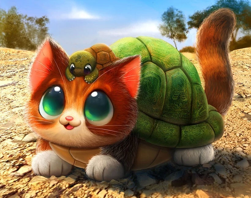 Turtle cat hotsell
