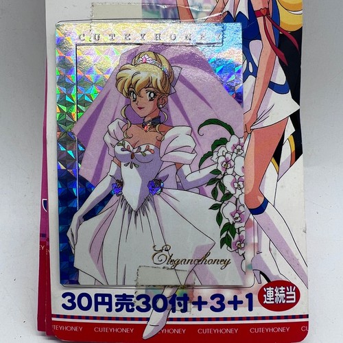 Vintage 1997 Honey Flash Cutey Honey Checklist Card Pull Pack Lot Manga Elegance - Picture 2 of 6