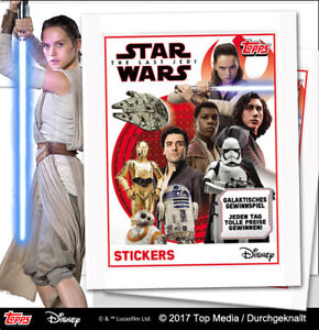 Die letzten Jedi TOPPS Star Wars Sticker 16