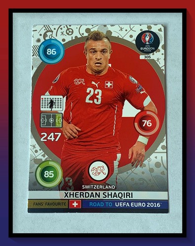 2016 Panini AdrenalynXL Road To Euro 2016 Trading Cards - Fans Favourite - Picture 39 of 44
