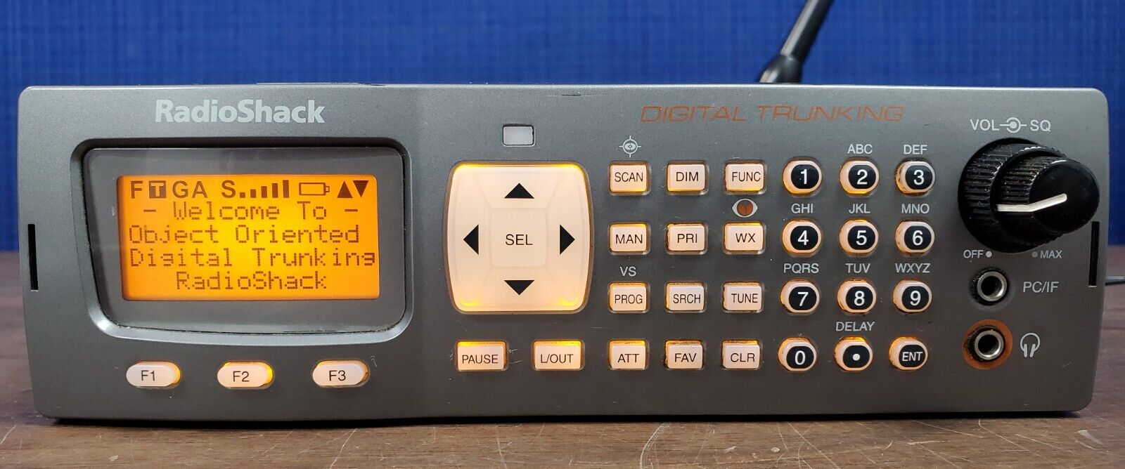 RadioShack Pro197 Digital Trunking Scanner Radio Silver 40293019341