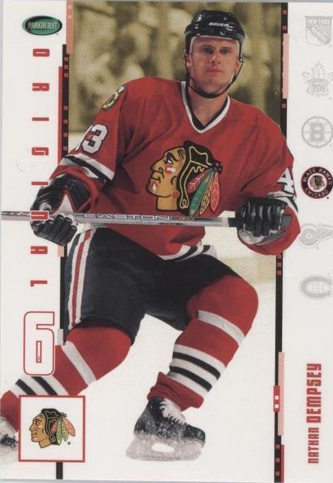 2003-04 Parkhurst Original Six Chicago Blackhawks - Nathan Dempsey #8 - 1 of 1