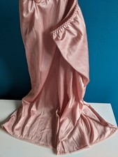 Vintage SEARS Antron III Nylon ROSE SLIP 98194 SMALL VTG PIN-UP 1970s PINK