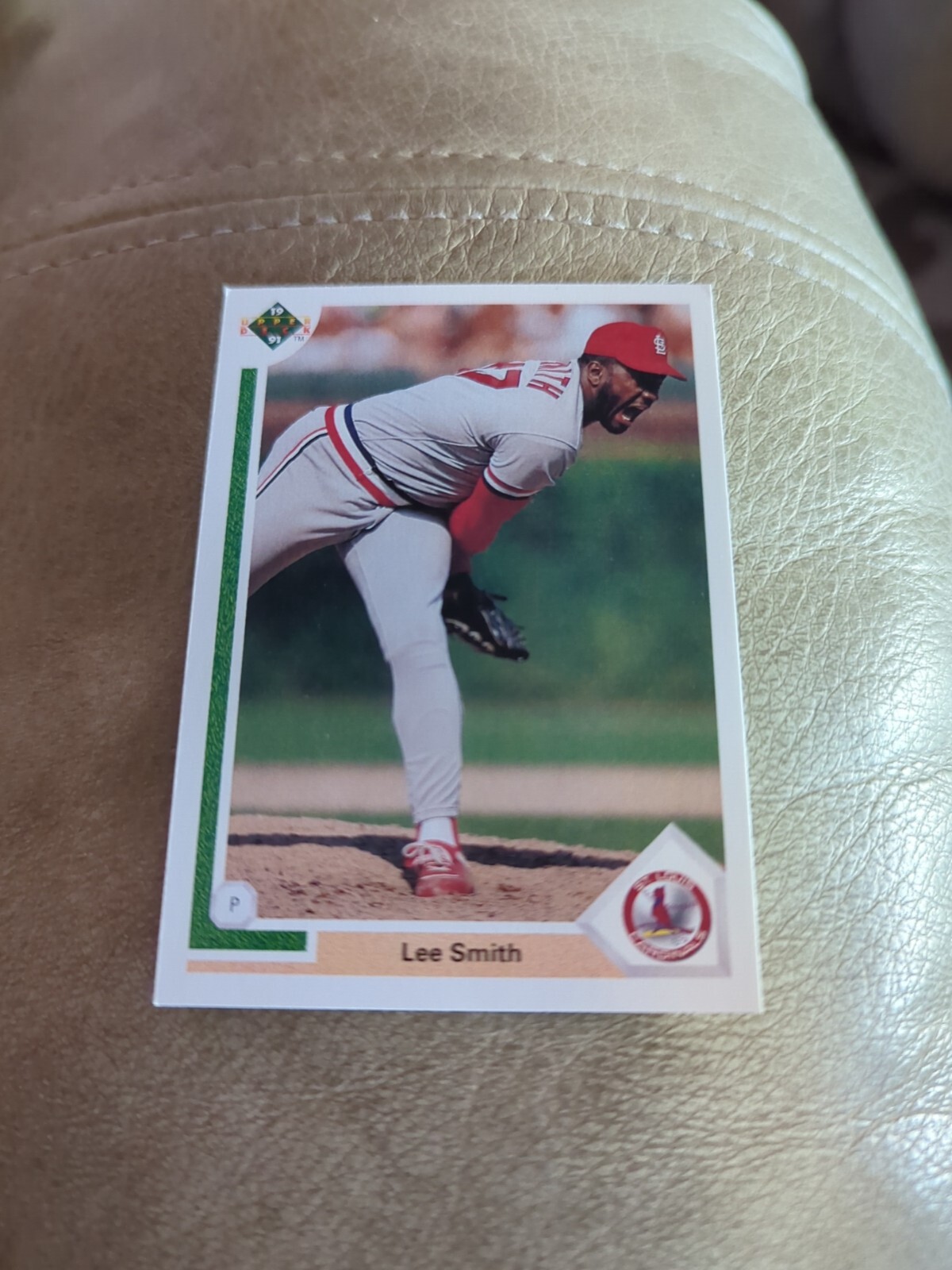 1991 Upper Deck St. Louis Cardinals Baseball Card #348 Lee Smith
