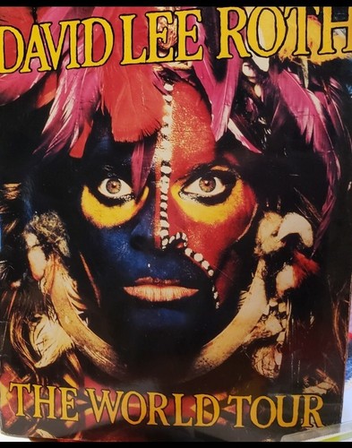 VAN HALEN-- DAVID LEE ROTH WORLD TOUR 1986 PROGRAM - 第 2/2 張圖片