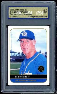 Ben Diggins Rookie Card 2000 Just Graded 2K #14 USA 9 MINT