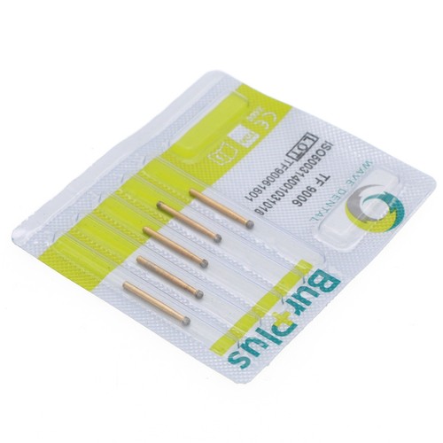 WAVE Dental Trimming and Finishing Bur Gold plated Taper T series 5 Pcs/Pack - Picture 28 of 47