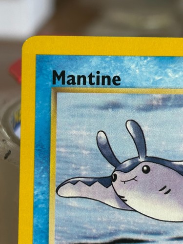 Mantine 64/111 1st Edition Pokemon Neo Genesis MP English Card WOTC - Picture 3 of 12