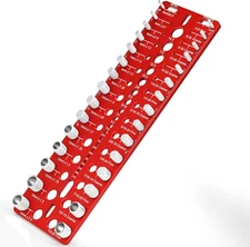 Thread Checker - 30 Nut & Bolt Thread Checker, Bolt Size and Thread Gauge 15 Sta
