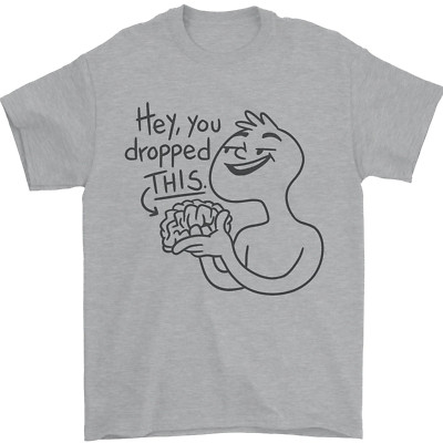 U Dropped Your Brain Sarkastisch Dumm Stupid Herren T-Shirt 100% Baumwolle
