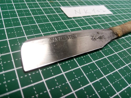 Marked Japanese Straight Razor Handmade New-Hanamasa Yasuki-Steel NK102 - Picture 6 of 6