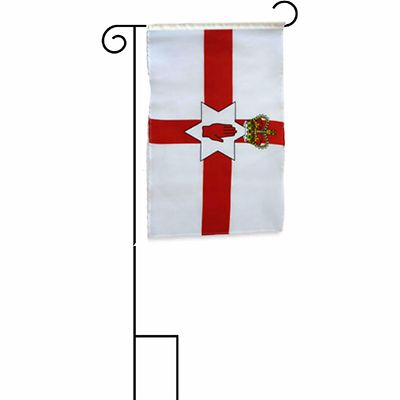 #ad #ad 12x18 12quot;x18quot; Northern Ireland Sleeved w Garden Stand Flag 100D $18.88