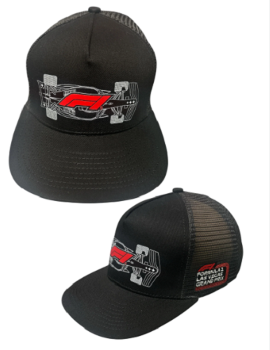 Formula One Las Vegas Grand Prix Snapback Adjustable Fit Trucker Cap Hat NEW! - Picture 1 of 1
