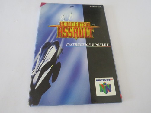 Aerofighters Assalto N64 Gioco - Manuale - Photo 1/2