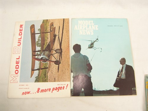 Lot of 8 Flying Model Airplane Magazines 1969-73 Aircraft Modeler Radio Control - Imagen 2 de 9