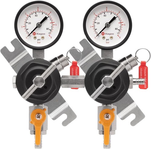 Commercial Grade Double Gauge Regulator - Efficient Keg Pressure Control - Picture 9 of 11