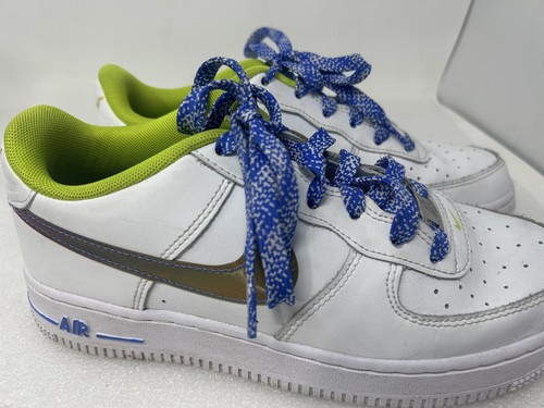 Nike Air Force 1 Zapatillas bajas Talla 5Y LV8 Blanco Magma Naranja - Imagen 5 de 8